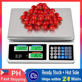 Price Computing Scale Commercial Electronic LCD Digital Price Computing Weighing Scale for Fruit