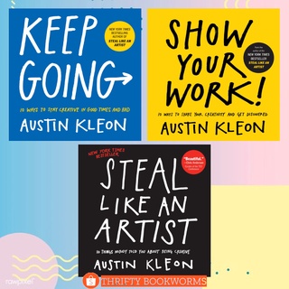 Austin Kleon Collection (Keep Going / Show Your Work / Steal Like An Artist)