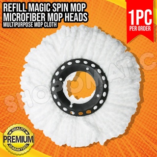 ✅ Refill Magic Spin Mop Microfiber Mop Heads Multipurpose Mop Cloth 1pc ✅