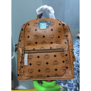 Premium Quality MCM Backpack Genuine Leather 14x9x5inch (COD)
