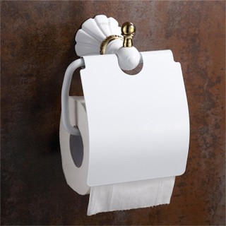 Free Shipping Antique Luxury Stainless Steel Bathroom Accessories Paper Holder White Toilet Paper ho