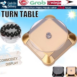 Solar Turnable Showcase Display Jewelry Watch 360 Rotating Turn Table (1)