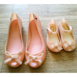 Mom & baby Matchy Jelly shoes(Ultragirl bow) (1)
