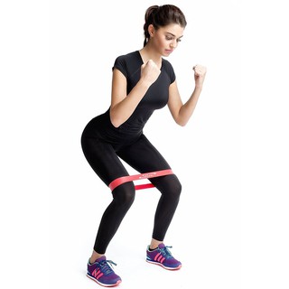 Set Of 5 Latex Resistance Band Exercise Bands For Home