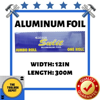 Aluminum Foil Sulit Brand 300M x 12 inches 300 Meters Food Grade Jumbo Roll