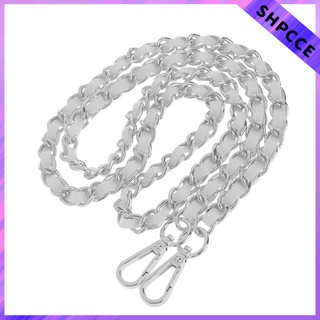 Metal + Leather Purse Shoulder Bag Chain Strap Chain Replacement 120cm
