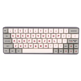 Retro FC keycaps Family Computer NP type XDA sublimation PBT mechanical keyboard keycaps for GH60/64/68/104 (7)