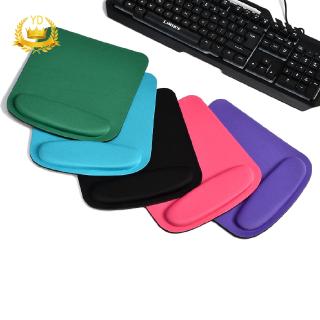 [Bayar Di Tempat]Mouse Pad Karet Optical Trackball dengan Wrist Rest untuk PC YDEA