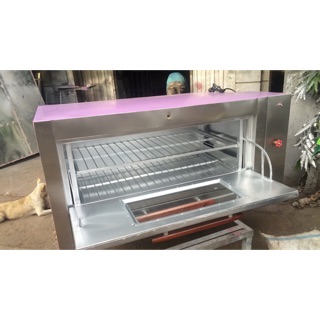 6 tray oven stainless front with glasswindow and light