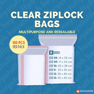 100pcs Ziplock Resealable Bag Quick Seal Resealable Bag [Page 2 of 2]