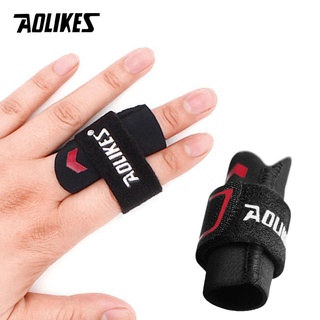 AOLIKES 1PCS Sport Finger Splint Guard Finger Protector Sleeve Support Basketball Sports Aid Arthritis Band Wraps Finger