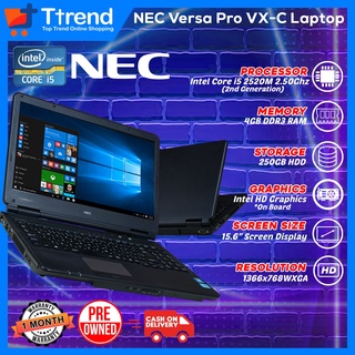 NEC Versapro VX-C Intel Core i5 2nd Gen Laptop 15.6" 2nd Hand Used | TTREND