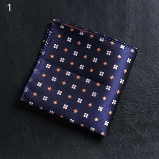 ⊙✙❉1* Men Paisley Vintage Handkerchief Polka Dots Striped Men's Hankies Business Pocket Square Suit