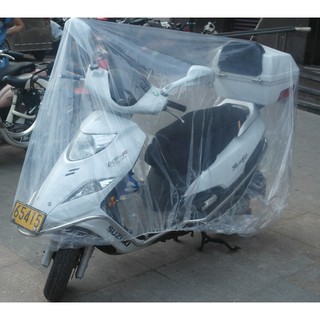 Transparent Motorcycle Cover PE Bicycle cover Rainproof and Dustproof Electric Car Cover
