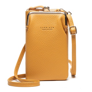 Fashion Small Crossbody Bags Women Mini PU Leather Shoulder Messenger Bag For Girls Yellow Bolsas La