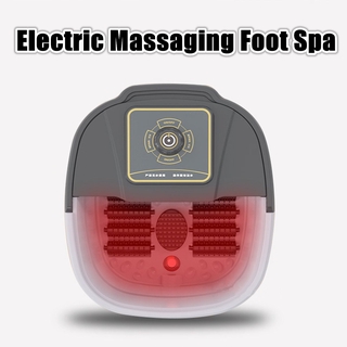 Electric Foot Spa Bath Massager Rolling Vibration Heat Electric Oxygen Bubbles Foot Massage For Relieve Pressure Relaxation 500W (3)