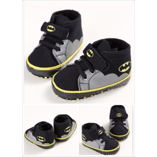 Hightop Baby Boy Batman Infant Velcro Sneakers Shoes Non-Slip Sole