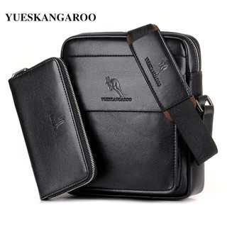 042Z YUES KANGAROO Luxury Brand Casual Men Bag Vertical Business