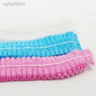 [free shipping]▨✳ﺴ100 Pieces Surgical Cap Non Woven Disposable Hairnet Head Covers Net Bouffant Cap (7)