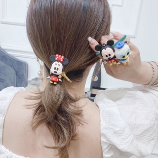 Korean Fashion Elastic Rubber Band Cute Cartoon Mickey Hair Rope Girls Hair Band Women Hair Accessories
