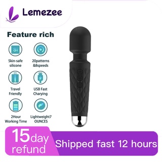 Lemezee vibrator dildo sex toy black waterproof USB electric adult vibrator sex toys for women men