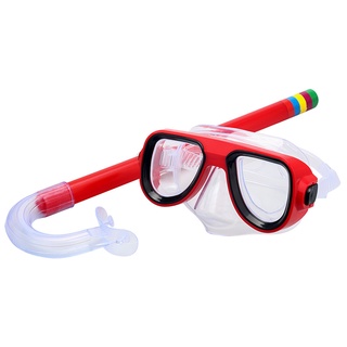 Child Diving Glasses Swimming Scuba Snorkel Swim Waterproof Mask Glass Swimming Goggles Swimming Fin