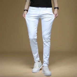 Men’s White&Black Skinny Pants Stretchable good quality