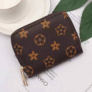 wallet korean fashion short wallet printed coin purse pouches zipper wallet for women saleCOD (7)
