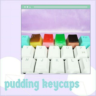☆Pudding☆ Handmade Resin Artisan Keycaps for Mechanical Keyboard CherryMx Gateron Kailh Switch