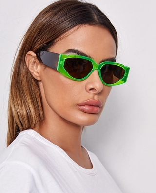 Candy Vintage Rectangle Sunglasses Women Brand Designer Small Frame Sun Glasses Retro Black Eyewear