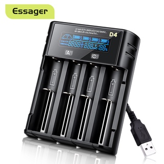 Essager 18650 Battery Charger Universal Rechargeable Battery Charging For AA AAA Lithium Li ion USB