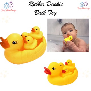 Baby Squeaking Bath Toys Rubber Duckie Bath Toy Duck With Sounds (1)