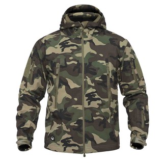 Shark Skin Soft Shell Military Tactical Jacket Men Waterproof Windbreaker Winter Warm Coat