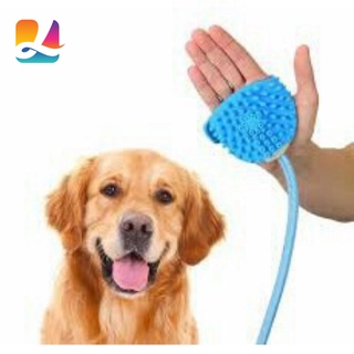 Pet Bathing Tool Scrubber and Water Sprayer Hose