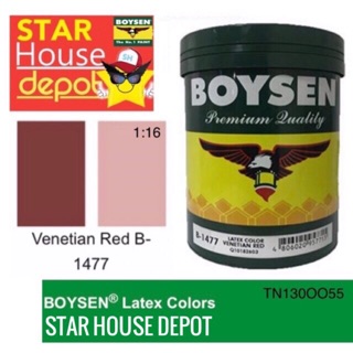 BOYSEN B1477 Latex Colors Venetian Red 1Liter