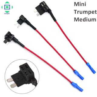 ♡amart♡Mini/Medium/Small Standard Add A Circuit Fuse Tap Piggy Back Blade Holder Simple