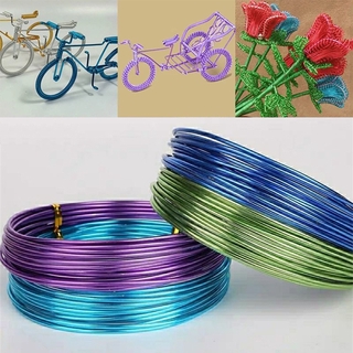 1/1.5/2/2.5mm Craft Accessories 12 Colors Handicraft Jewelry Cords Aluminium Wire DIY Ornaments
