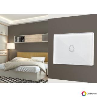 【COD】Smart Touch Wall Light Switch US Standard 1 Gang with Tempered Glass Panel