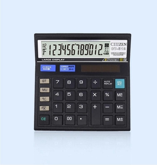 Calculator Economical Solar Dual Power Computer Office Home School Student Teaching Stationery Calculating Tool (1)