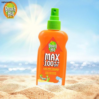 ❏✻㍿✴Beach Hut Sunblock MAX SPF100++ Clear Spray Sunscreen 150mL