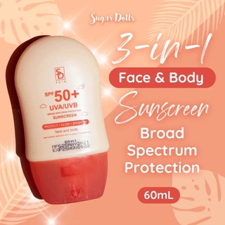 Sugar Dolls 3-in-1 Face & Body Sunscreen ☀️