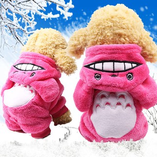 Totoro Coat Dog Clothes For Small Dogs Winter Jacket Cartoon Dog Costume Pet Clothes (3)