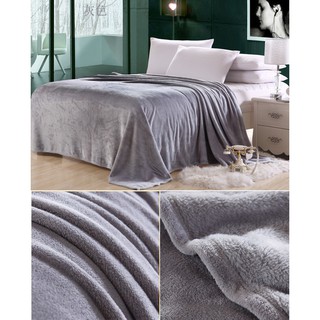 Blanket Plain 150*200cm Super Soft Warm Solid Micro Plush Fleece Blanket