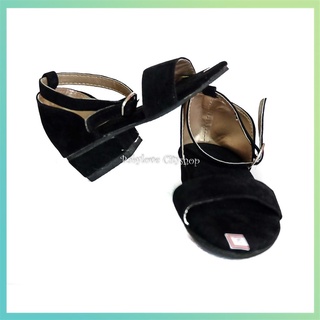 【Available】Gamusa Block Heels Black Kids Shoes