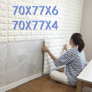 Great Sale 77x70cm Size Wall Sticker Pe Foam 3d Waterproof Wall Tile Safe Self-Adhesive Wallpaper