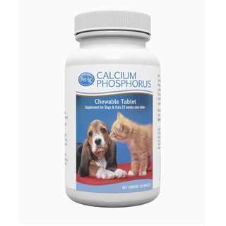 PetAG Calcium Phosphorus Tablets, 50 count, for Cats & Dogs