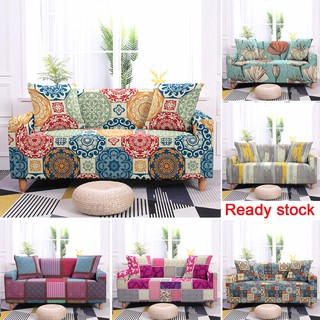1/2/3/4 Seater Antiskid and Dirt Resistant Sofa Cover Removable Slipcover Stretch Sofa Protector Ready Stock