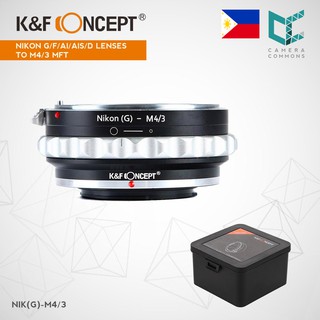 K&F Concept Nikon G/F/AI/AIS/D Lenses to M43 MFT Mount Camera Adapter