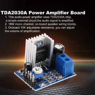 【Ele】 TDA2030A Audio Amplifier Module Power Amplifier Board AMP 6～12V 18W