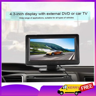 4.3 Inches Car Monitor For Rear View Camera TFT LCD Display Reverse Camera Monitor HD Digital Color